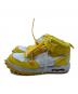 NIKE (ナイキ) OFFWHITE (オフホワイト) Air Force 1 Mid SP LTHR イエロー×ホワイト サイズ:27.5：8000円
