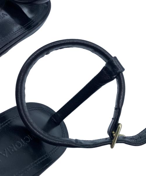 VICTORIA BECKHAM（ヴィクトリアベッカム）Victoria Beckham (ヴィクトリアベッカム) ストラップサンダル ブラック サイズ:23.5の古着・服飾アイテム