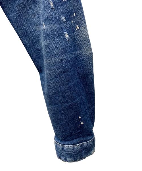 DSQUARED2（ディースクエアード）DSQUARED2 (ディースクエアード) デニムジャケット インディゴ サイズ:42の古着・服飾アイテム