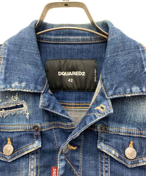 DSQUARED2（ディースクエアード）DSQUARED2 (ディースクエアード) デニムジャケット インディゴ サイズ:42の古着・服飾アイテム