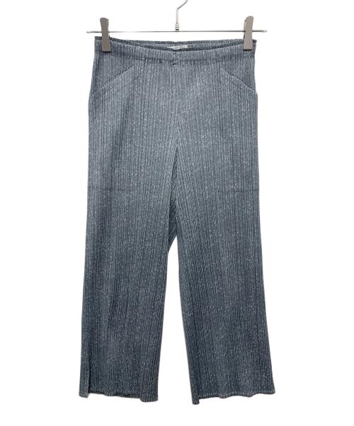 PLEATS PLEASE（プリーツプリーズ）PLEATS PLEASE (プリーツプリーズ) プリーツパンツ グレー サイズ:2の古着・服飾アイテム