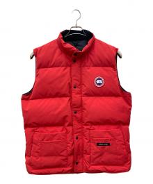 CANADA GOOSE（カナダグース）の古着「ダウンベスト」｜レッド