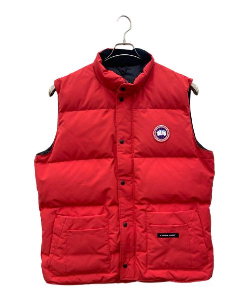 CANADA GOOSE（カナダグース）CANADA GOOSE (カナダグース) ダウンベスト レッド サイズ:2XLの古着・服飾アイテム