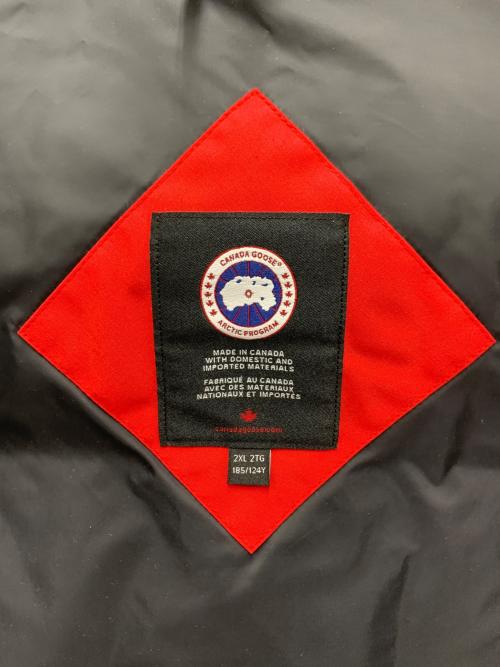 CANADA GOOSE（カナダグース）CANADA GOOSE (カナダグース) ダウンベスト レッド サイズ:2XLの古着・服飾アイテム