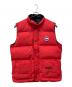 CANADA GOOSE（カナダグース）の古着「ダウンベスト」｜レッド