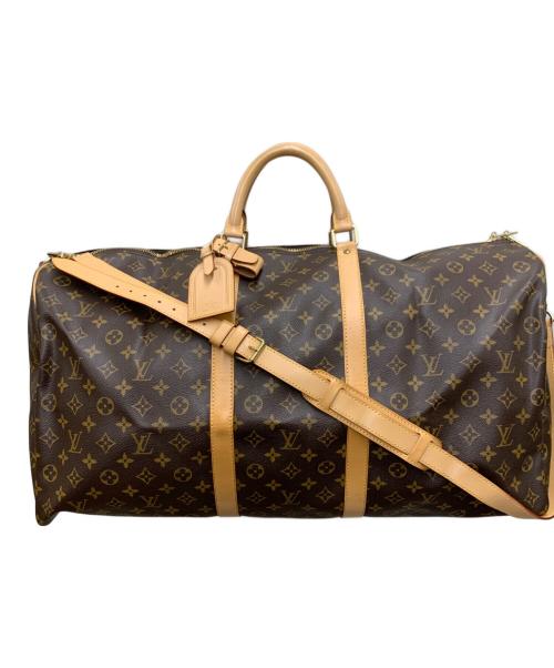 LOUIS VUITTON（ルイ ヴィトン）LOUIS VUITTON (ルイ ヴィトン) ボストンバッグ　キーポル・バンドリエール60 ブラウンの古着・服飾アイテム