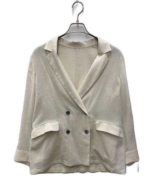 green label relaxing（グリーンレーベルリラクシング）green label relaxing (グリーンレーベルリラクシング) シアーエアジャケット アイボリー サイズ:freeの古着・服飾アイテム