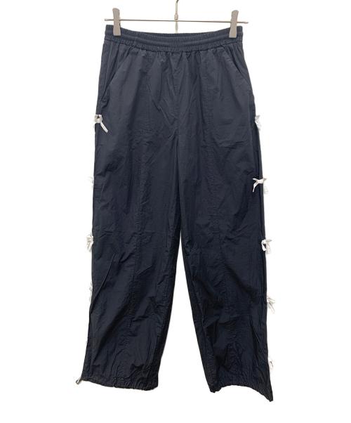 Sea Room lynn（シールームリン）Sea Room lynn (シールームリン) Side mini Ribbon Sportyパンツ ブラック サイズ:Mの古着・服飾アイテム