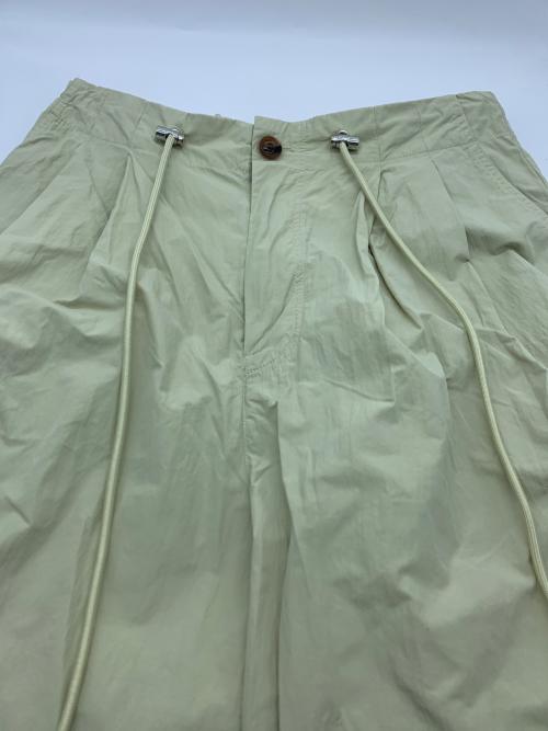 Sea Room lynn（シールームリン）Sea Room lynn (シールームリン) 2tuckナイロンボリュームパンツ ライトグリーン サイズ:M 未使用品の古着・服飾アイテム