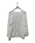 Sea Room lynnシールームリン）の古着「Cottonクレープ2wayシャツ」｜ホワイト