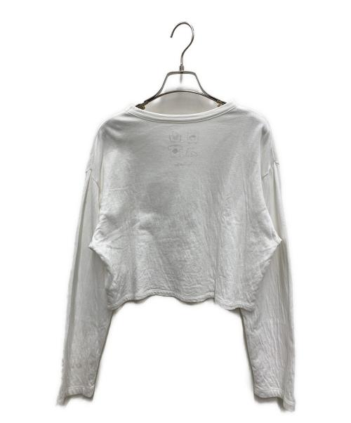 Sea Room lynn（シールームリン）Sea Room lynn (シールームリン) クロップドカットソー ホワイト サイズ:FREEの古着・服飾アイテム