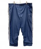 stussy sportステューシー スポーツ）の古着「ナイロンリフレクターパンツ」｜ネイビー