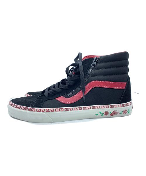 VANS（ヴァンズ）VANS (ヴァンズ) ハイカットスニーカー ブラック×レッド サイズ:28の古着・服飾アイテム