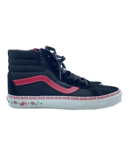 VANS（ヴァンズ）VANS (ヴァンズ) ハイカットスニーカー ブラック×レッド サイズ:28の古着・服飾アイテム