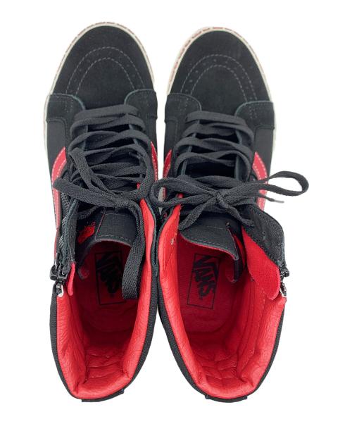 VANS（ヴァンズ）VANS (ヴァンズ) ハイカットスニーカー ブラック×レッド サイズ:28の古着・服飾アイテム