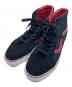 VANS（ヴァンズ）の古着「ハイカットスニーカー」｜ブラック×レッド