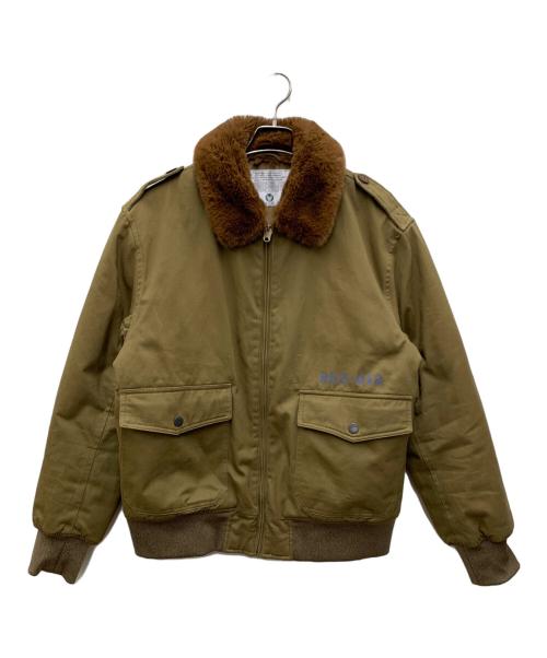 MADEN（メデン）MADEN (メデン) フライトジャケット　復刻モデル カーキ サイズ:XLの古着・服飾アイテム