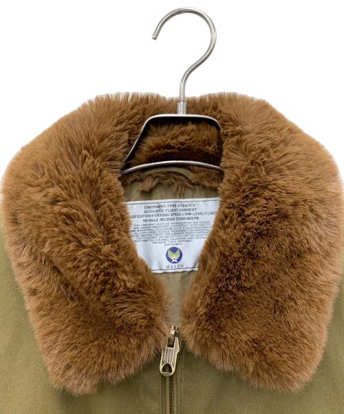 MADEN（メデン）MADEN (メデン) フライトジャケット　復刻モデル カーキ サイズ:XLの古着・服飾アイテム