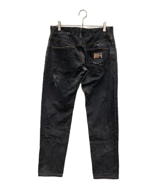 DOLCE & GABBANA（ドルチェ＆ガッバーナ）DOLCE & GABBANA (ドルチェ＆ガッバーナ) デニムパンツ ブラック サイズ:LLの古着・服飾アイテム