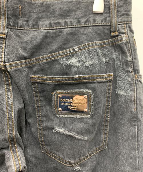 DOLCE & GABBANA（ドルチェ＆ガッバーナ）DOLCE & GABBANA (ドルチェ＆ガッバーナ) デニムパンツ ブラック サイズ:LLの古着・服飾アイテム