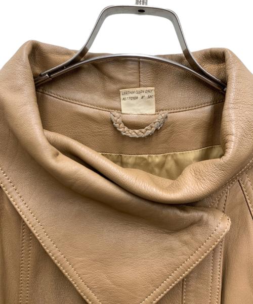 MARCELLA（MARCELLA）MARCELLA (MARCELLA) レザーコート ベージュ サイズ:USA8の古着・服飾アイテム