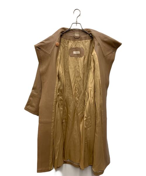 MARCELLA（MARCELLA）MARCELLA (MARCELLA) レザーコート ベージュ サイズ:USA8の古着・服飾アイテム