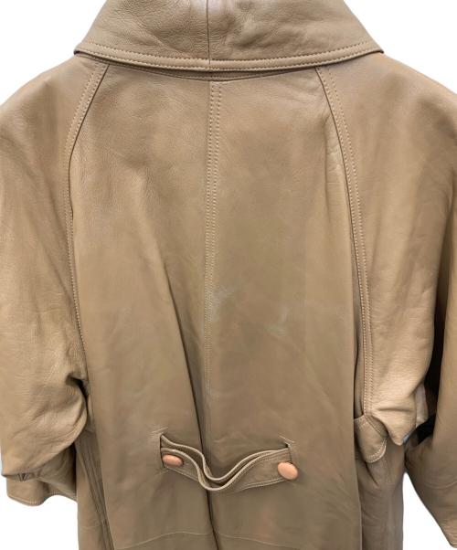 MARCELLA（MARCELLA）MARCELLA (MARCELLA) レザーコート ベージュ サイズ:USA8の古着・服飾アイテム