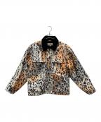 stussyステューシー）の古着「ジャケット」｜ベージュ×ブラック