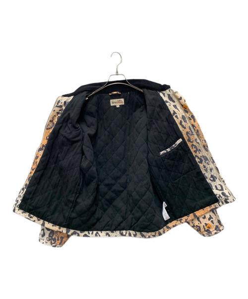 stussy（ステューシー）stussy (ステューシー) ジャケット ベージュ×ブラック サイズ:Sの古着・服飾アイテム