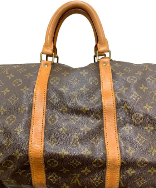 LOUIS VUITTON（ルイ ヴィトン）LOUIS VUITTON (ルイ ヴィトン) ボストンバッグ　キーポル・バンドリエール55 ブラウンの古着・服飾アイテム