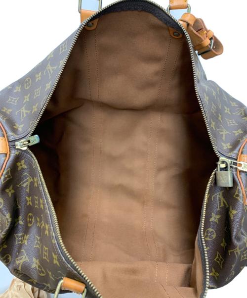 LOUIS VUITTON（ルイ ヴィトン）LOUIS VUITTON (ルイ ヴィトン) ボストンバッグ　キーポル・バンドリエール55 ブラウンの古着・服飾アイテム