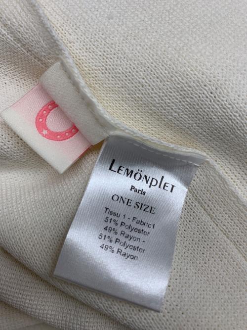 LEMONPLET（レモンプレット）lemonplet (レモンプレット) ニットショートパンツ アイボリー サイズ:1の古着・服飾アイテム