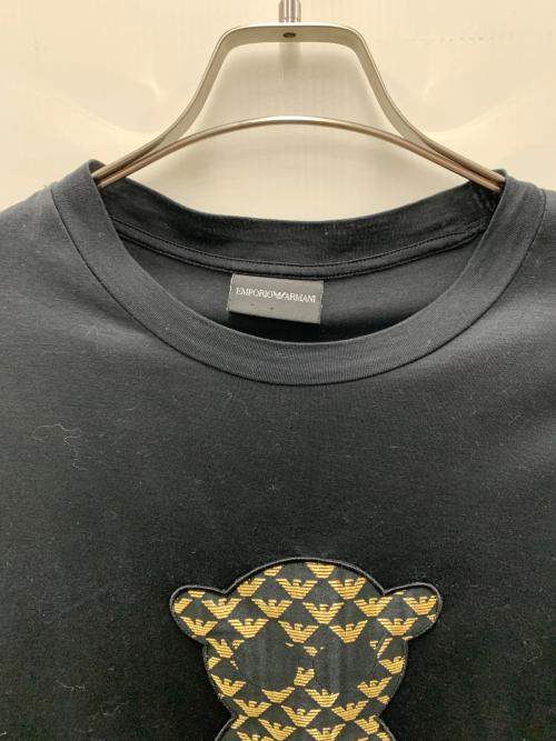 EMPORIO ARMANI（エンポリオ アルマーニ）EMPORIO ARMANI (エンポリオ アルマーニ) 半袖Tシャツ ブラック サイズ:Mの古着・服飾アイテム