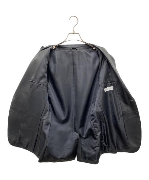 Calvin Klein（カルバンクライン）Calvin Klein (カルバンクライン) ラムレザージャケット ブラック サイズ:38の古着・服飾アイテム