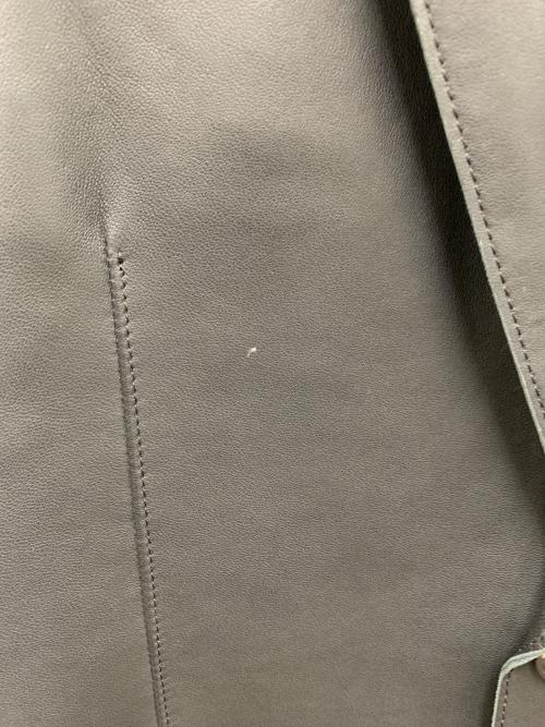 Calvin Klein（カルバンクライン）Calvin Klein (カルバンクライン) ラムレザージャケット ブラック サイズ:38の古着・服飾アイテム