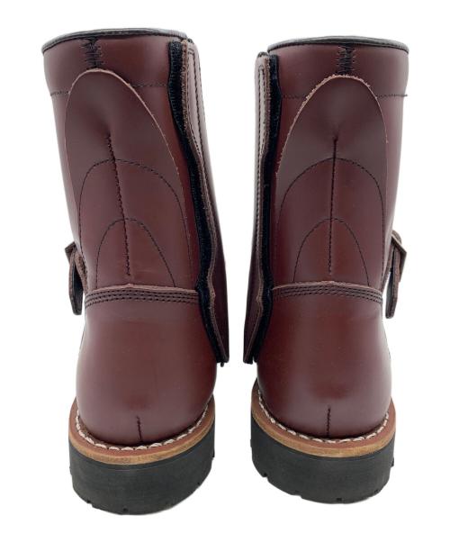 AVIREX（アヴィレックス）AVIREX (アヴィレックス) バイカーブーツ ボルドー サイズ:26.0の古着・服飾アイテム