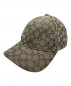 COACHコーチ）の古着「ベースボールハット」｜ベージュ