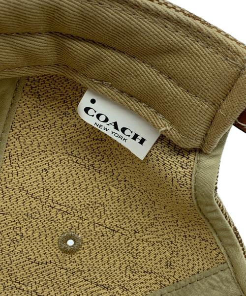 COACH（コーチ）COACH (コーチ) ベースボールハット ベージュ サイズ:不明の古着・服飾アイテム