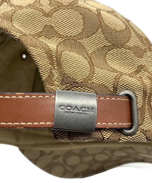 COACH（コーチ）COACH (コーチ) ベースボールハット ベージュ サイズ:不明の古着・服飾アイテム