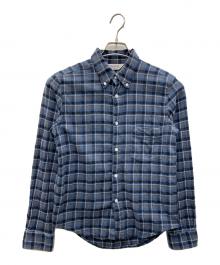 FIVE BROTHER（ファイブブラザー）の古着「長袖シャツ」｜ブルー×ブラウン