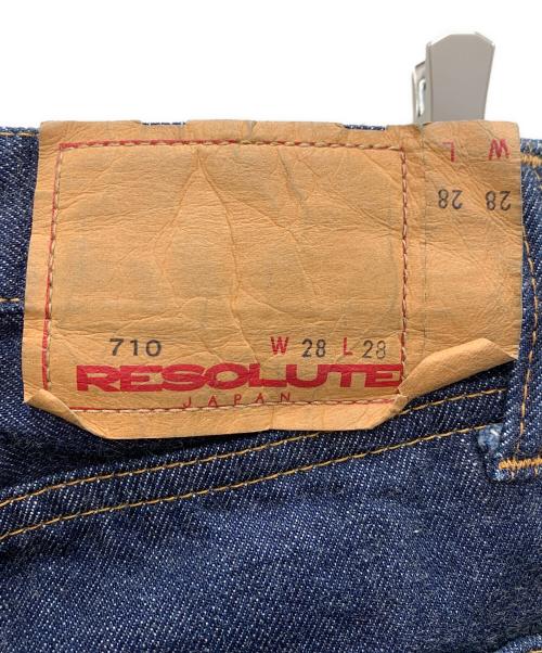 RESOLUTE（リゾルト）RESOLUTE (リゾルト) 710デニムパンツ インディゴ サイズ:W28×L28の古着・服飾アイテム