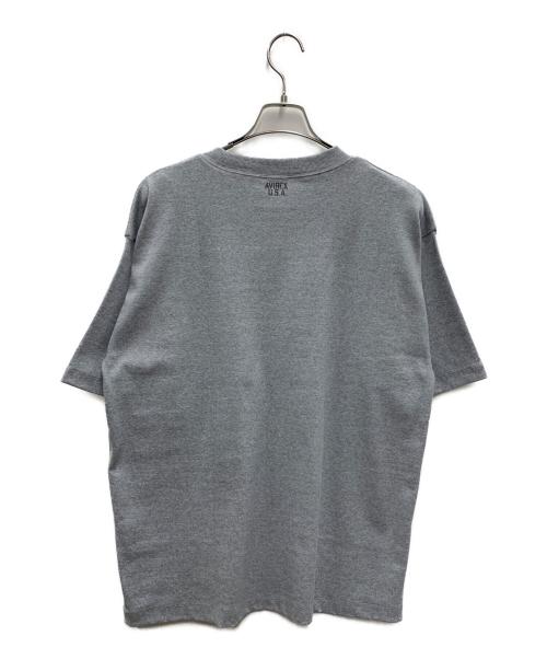 AVIREX（アヴィレックス）AVIREX (アヴィレックス) 半袖カットソー ライトグレー サイズ:L 未使用品の古着・服飾アイテム