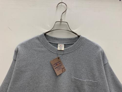 AVIREX（アヴィレックス）AVIREX (アヴィレックス) 半袖カットソー ライトグレー サイズ:L 未使用品の古着・服飾アイテム
