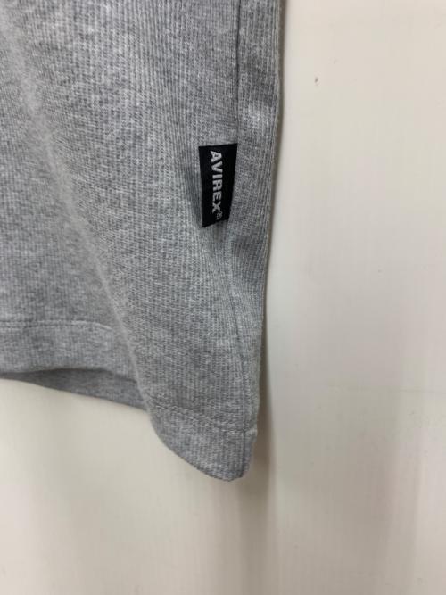 AVIREX（アヴィレックス）AVIREX (アヴィレックス) 半袖カットソー ライトグレー サイズ:L 未使用品の古着・服飾アイテム