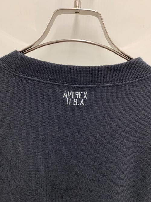 AVIREX（アヴィレックス）AVIREX (アヴィレックス) 半袖カットソー ブラック サイズ:L 未使用品の古着・服飾アイテム