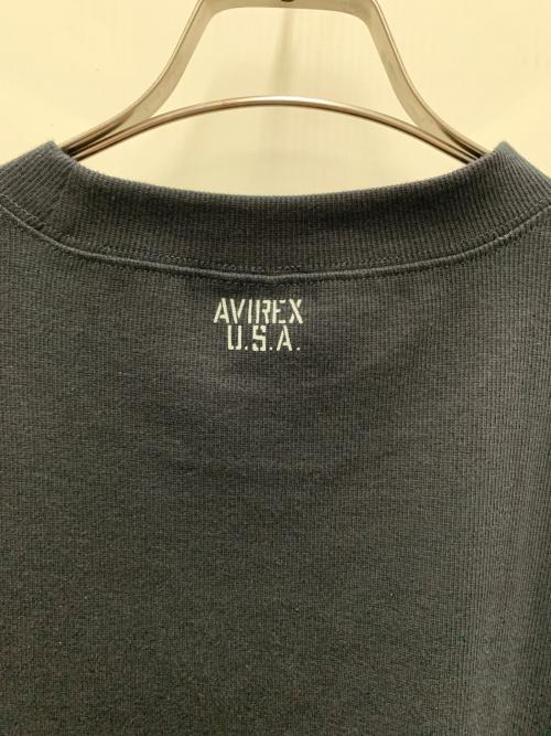 AVIREX（アヴィレックス）AVIREX (アヴィレックス) 半袖カットソー ブラック サイズ:L 未使用品の古着・服飾アイテム