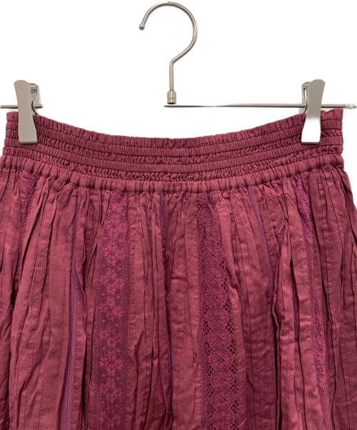 sara mallika（サラマリカ）sara mallika (サラマリカ) ロングスカート ワインレッド サイズ:FREE 未使用品の古着・服飾アイテム