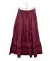sara mallika（サラマリカ）の古着「ロングスカート」｜ワインレッド