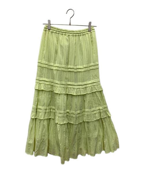 sara mallika（サラマリカ）sara mallika (サラマリカ) スカート グリーン サイズ:S 未使用品の古着・服飾アイテム