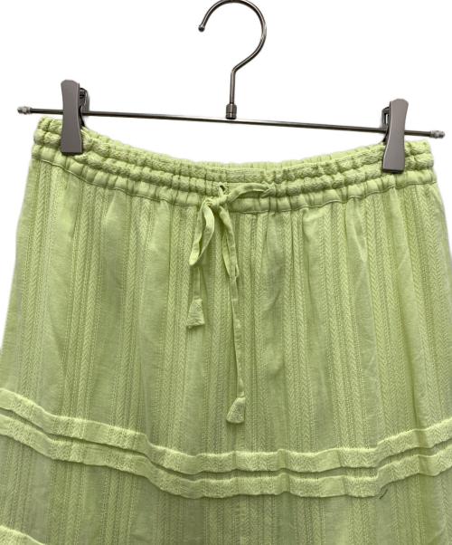 sara mallika（サラマリカ）sara mallika (サラマリカ) スカート グリーン サイズ:S 未使用品の古着・服飾アイテム